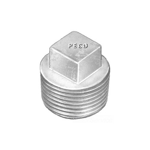 PECO 1017S, 3″ Malleable Square Head Plug, 1 pc