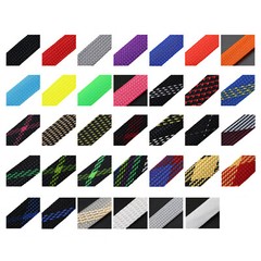 Dense PET Nylon Braided Sleeving Tube Width 12mm Car Audio Cable Wire Sleeving