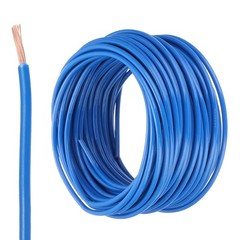 50 Feet Electrical Wire Insulated Stranded Copper 12 AWG Wire Cable,Blue
