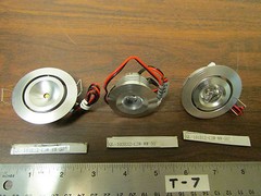 Set of 3 Different 12V LED Lighting Fixtures NOS
