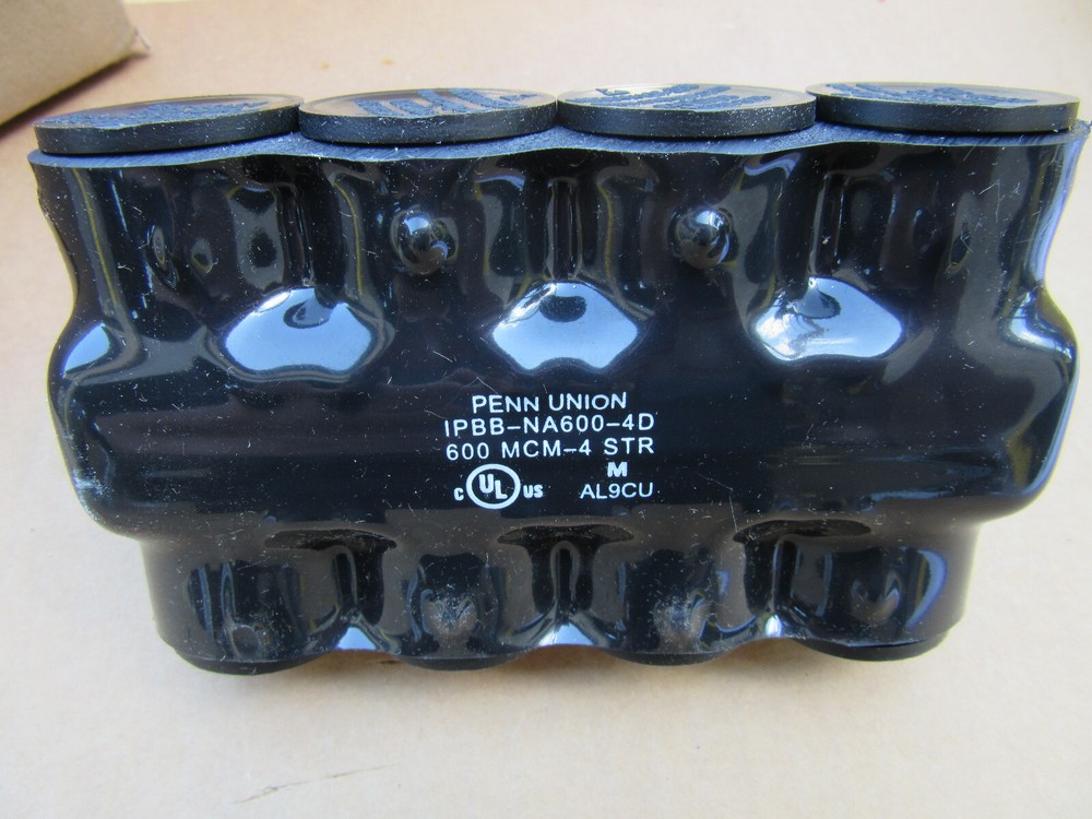 Penn Union IPBB-NA600-4D Power Bar 4-Conductor 600MCM – 4 Stranded New