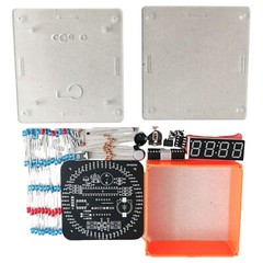 DIY Rotating LED Electronic Digital Clock Kit Learning Board DC5V DS1302 + SheH1