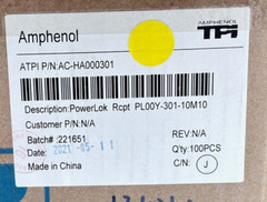 x1 Amphenol NEW PL00Y-301-10M10 10MM POWERLOK SINGLE WAY RECEPTACLE M10 BUSBAR