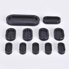Oval/Round Closed Grommets Rubber Cable Wiring Grommet Protecting Blanking Blind