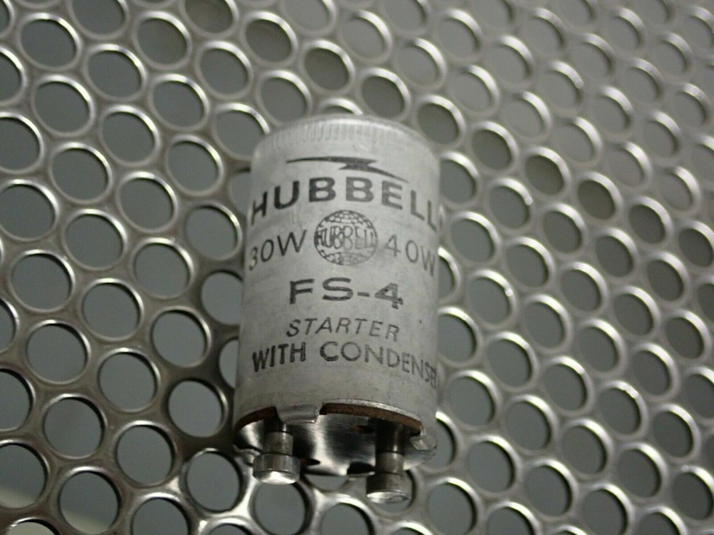 HUBBEL FS-12 Florescent Starter 32W Lot of 3)