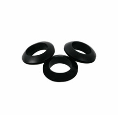 200pcs Rubber Grommet Assortment Set Electrical Wire Juncture Gasket Kit Black