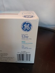 GE ENERGY EFFICIENT INDOOR OUTDOOR 53 W Bulbs Par38