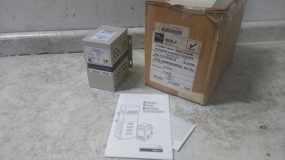 SolaHD 23130302 120/208/240/480VAC Input 120/240VAC Output Power Conditioner
