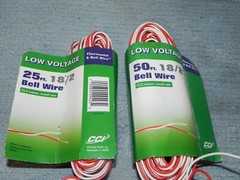 Low Voltage Wire 18/2 Thermostat & Bell Wire CL2 indoor 115 ft Coleman Cable Inc