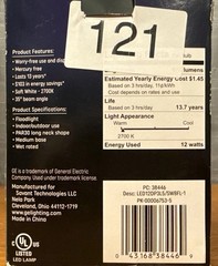 2 GE LED Flood Bulbs,Par30, Soft White, Long Neck, 1000 Lm, 12-Watt – 38446
