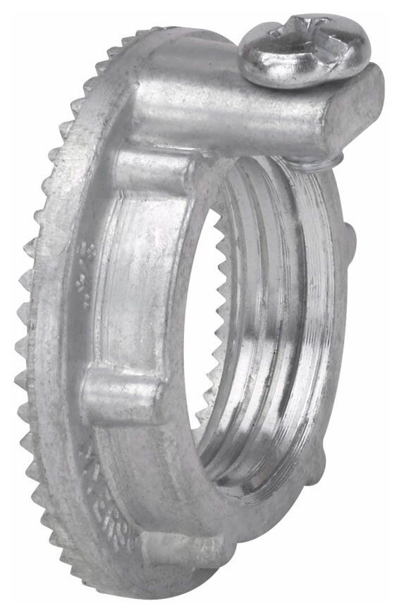 MYERS HUBS STGN-6, Grounding Nut, 2″, Natural Zinc, Grounding Nut, 1pc