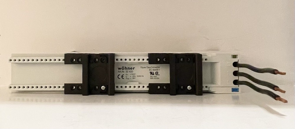 Wohner 32433 Busbar Adapter 25A 45×260 mm With Leads