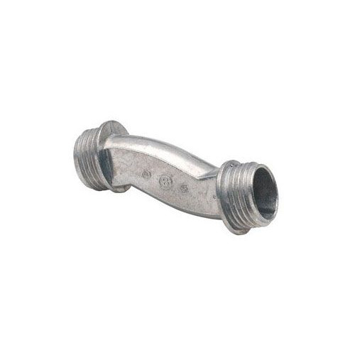 Bridgeport 1520-DC, 1/2″, Die-Cast, Offset, Thrd Male, Rigid Con Nipple, 1 pc
