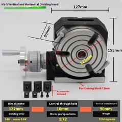 Vertical and Horizontal Milling Machine Horizontal and Vertical Rotary Table