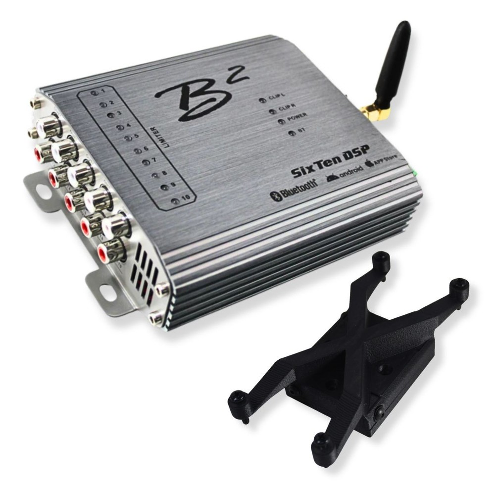 Car Audio SixTen Titanium 10Ch Bluetooth DSP 4V 96kHz w Floating Mount Bracket