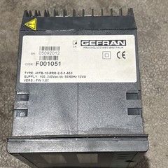 🔥GEFRAN 40TB-10-RRR-2-0-1-A53 Pressure Control, 240VAC/DC 50/60Hz 12VA Used🇺🇸