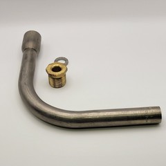Stuffing Tube Assembly 90 Degree M24235/18-182M W/Nut & Ring 316 SS Size B