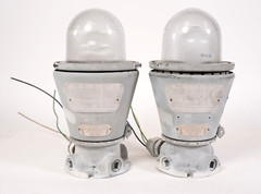 Vintage Appleton Electric Explosion Proof Light Lamp Fixture AAU-15N A-51 Series