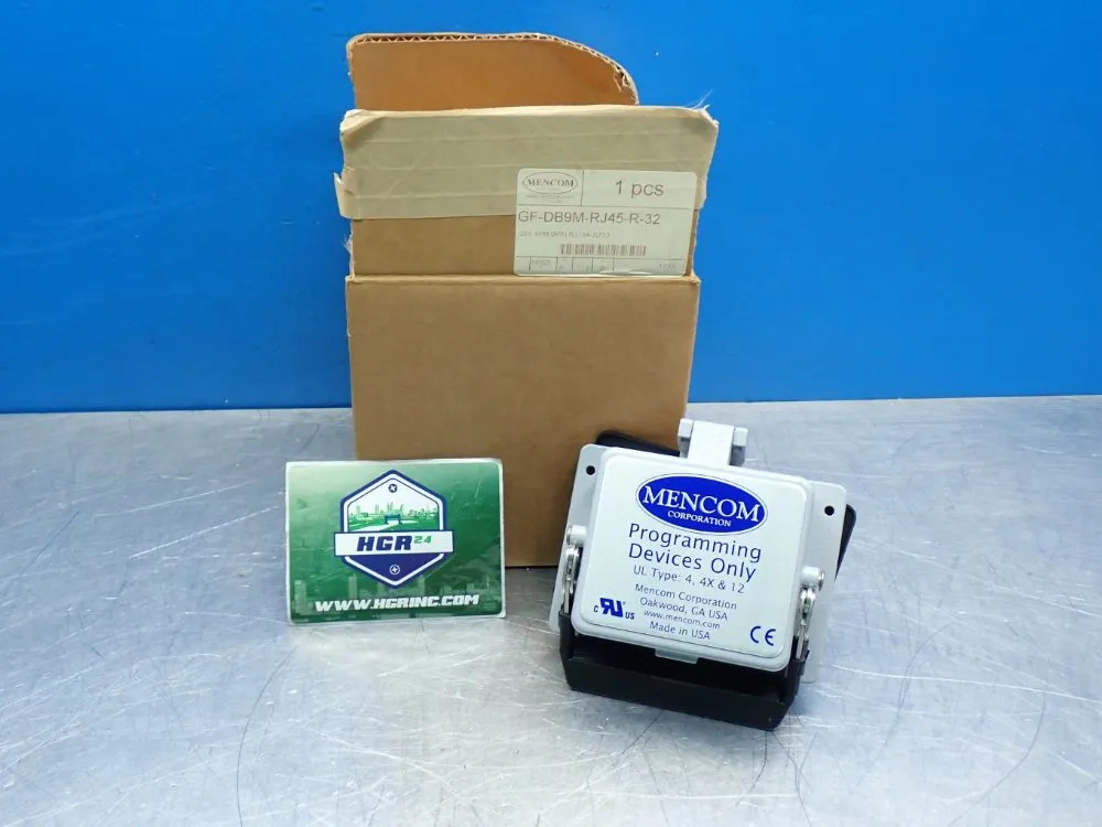 MENCOM GF-DB9M-RJ45-R-32 GFCI DUPLEX OUTLET INTERFACE CONNECTOR 04250290164