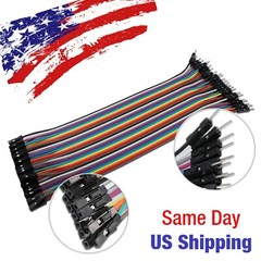 Jumper Wire Male to Female Dupont Line Arduino Breadboard PIC AVR 20cm 20pcs US!