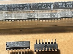 DM74LS393N Original National Binary Counter, DIP-14.
