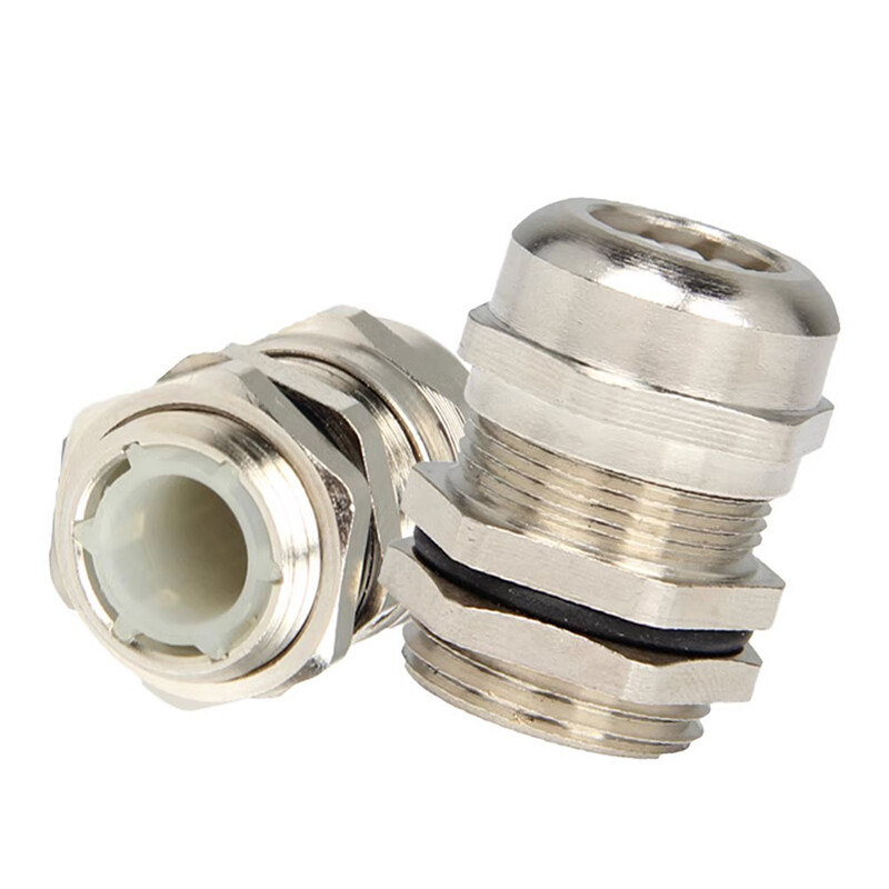 IP68 Copper Nickel Plated Waterproof Seal Cable Gland PG7/9/11/13.5/16/21-PG48