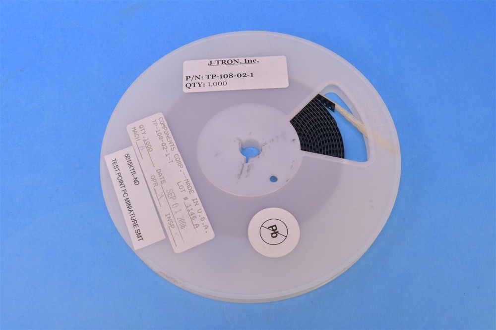 500 J-tron Test Points Sourfaces Mount .010 x .040 Phosphor Bronze TP-108-02-1-T