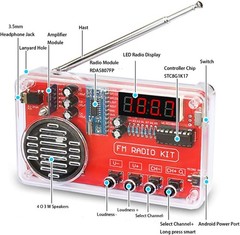 150Hz-20KHz DIY FM Radio Electronic Kit Adjustable Frequency Soldering Project