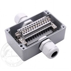 IP68 Waterproof White / Black Cable Gland Compression Glands M8-M72 / PG7-PG63