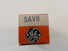 *Lot of 9* General Electric Vacuum Tubes, 5AV8, 6AW8A, 6BK5, 6BC8, 3CB6, 6BY6…