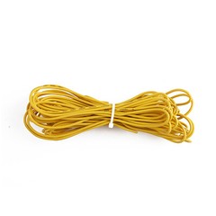 Yellow 16AWG to 30AWG PVC Electronic Wire Cable, Tinned Copper Stranded Wiring