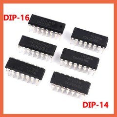 IC Chips DIP-14 DIP-16 Many Types CD4030 CD4047 CD4066 CD4068 CD4069 CD4070