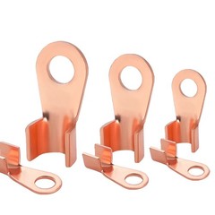 3A-1000A Open Barrel Copper Lugs Ring Terminal Crimp Battery Cable Connector OFC