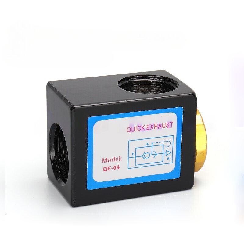 QE-01 QE-02 QE-03 QE-04 Pneumatic 1/8″ 1/4″ 3/8″ 1/2″ BSPT Quick Exhaust Valve
