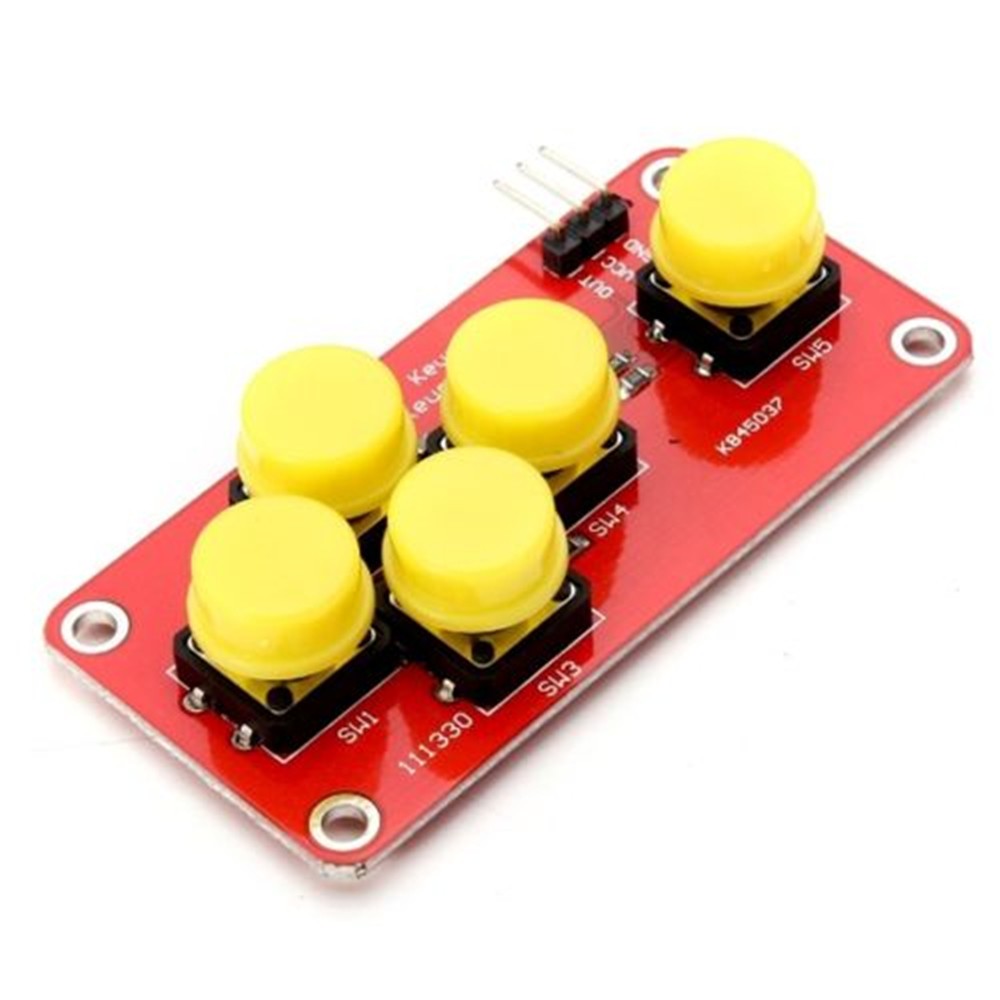 Analog Button for Arduino AD Keyboard Electronic Blocks Simulate Five Key Module