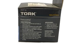 NIB Tork 120-277 VAC Electronic Instant Response Turn-Lock Photocontrol 5237-UL