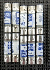 Cooper Bussmann FNA-2 Dual Element 2 Amp 125VAC Time Delay Fuse – Lot of 10