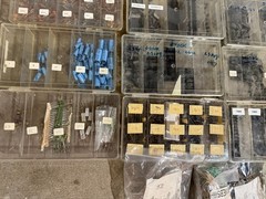 Lot of Assorted Electrical Components Parts Capacitors Transistors Resistors