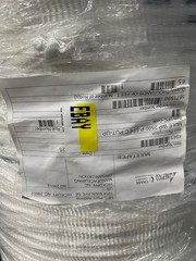 NEPTCO Muletape Polyester Pull Line Measuring Tape, White, 3000′ WP2500 / 4941*