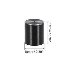 5pcs Potentiometer Knob Black Rotary Knob 10mmx10mm Volume Control Knob