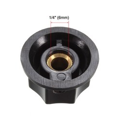5Pcs Speaker Control Knob Power Amplifier Knob 27mm Dia. Rotary Knobs
