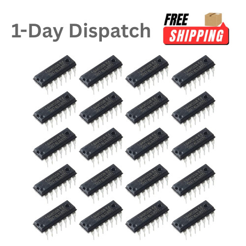 Bridgold 20PCS SN74LS32N 74LS32 Quad OR Gates IC DIP-14
