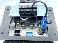 MENCOM GF-DB9M-RJ45-R-32 GFCI DUPLEX OUTLET INTERFACE CONNECTOR 04250290164