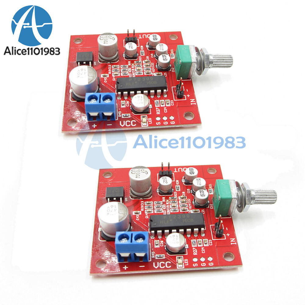2X PT2399 Reverb Plate No Preamplifier Function Reverberation Microphone Board