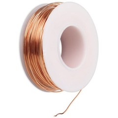 Bare Copper Wire 22 awg 4 oz Spool (125 Feet) Diameter 0.025