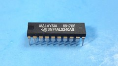 10pcs- IC, SN74ALS240AN, Texas Instruments, 20PIN, 8-Func, 4-BIT