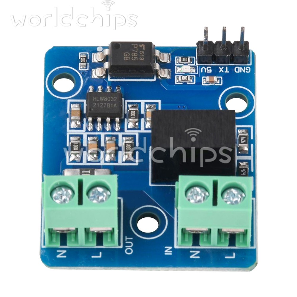 HLW8032 AC Voltage and Current Collection Serial Port Output Module UART Max 10A