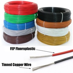 Flexible Tin Plated Copper UL1332 12AWG to 28AWG PTFE Cable for High Temperature
