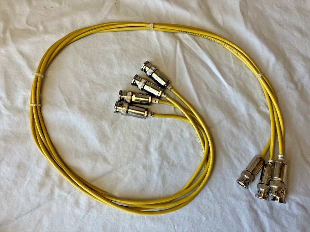 Four triaxial cables, 35″, TRC-50-1