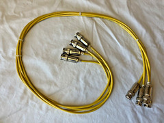 Four triaxial cables, 35″, TRC-50-1